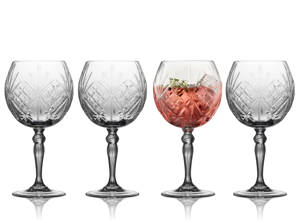 LYNGBY Melodia krystal gin & tonic 65 cl. - 4 stk