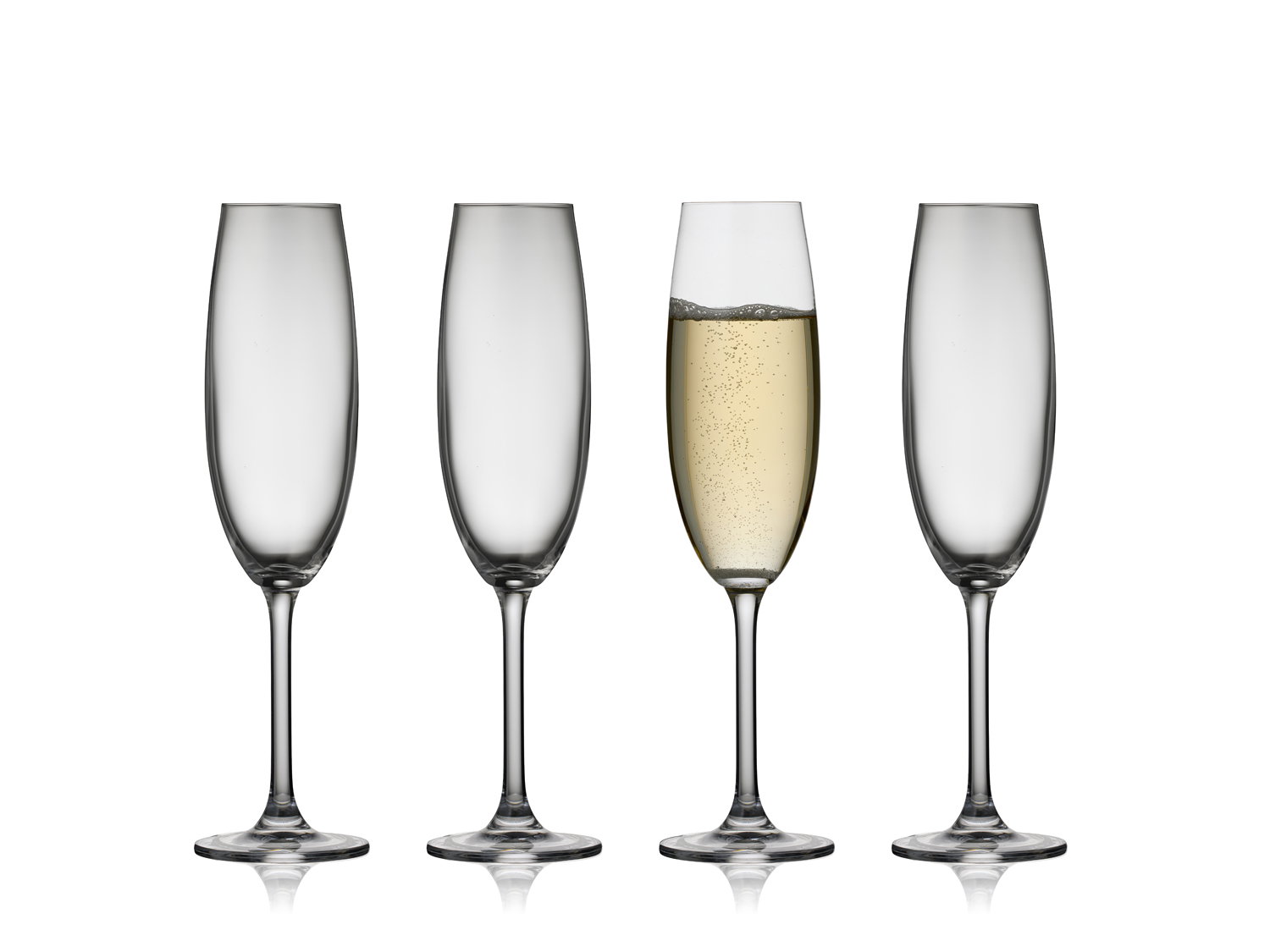 LYNGBY GLAS NEW Juvel champagneglas 22 cl - 4 stk