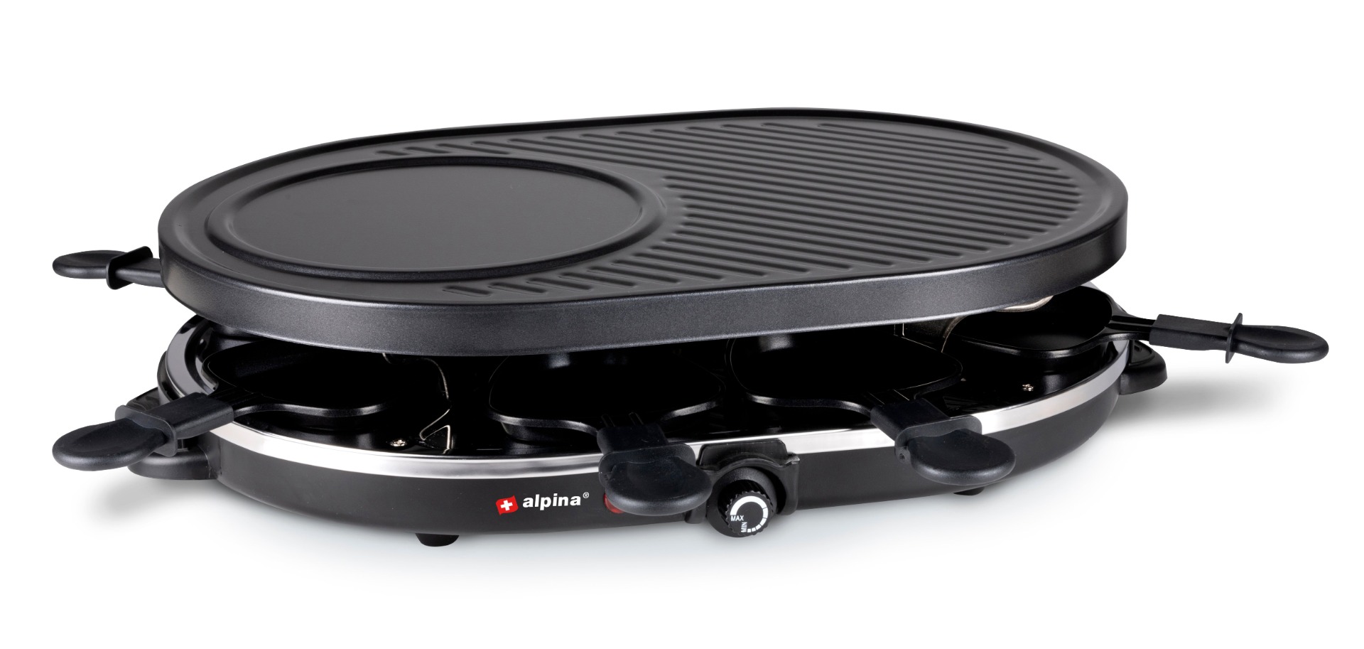 ALPINA Raclette til 8 personer - oval