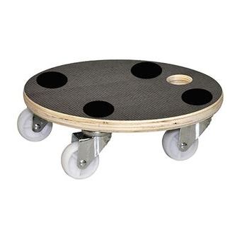 HOME IT Plantetrolley Ø30 - sort - HAVEN