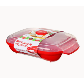 SISTEMA Mikroboks pocheringsbakke - rød - TILBEHØR TIL MICROOVN