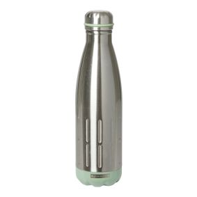 DACORE Termoflaske i stål dobbeltvægget 500 ml - stål/støvet grøn - 
