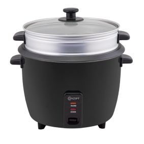 CONZEPT Riskoger med steamer 1000 watt 2,8 liter - sort - 