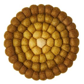DACORE Bordskåner i uld Ø20 cm - oliven - 