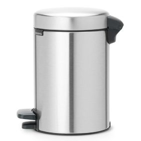 BRABANTIA Pedalspand newclon 5 liter - mat stål - 