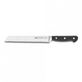 LION SABATIER Pluton brødkniv stål/sort 20 cm - 