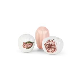 KÄHLER Hammershøi poppy vase miniature 3 stk - 