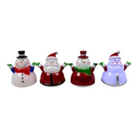 DET GAMLE APOTEK Julefigur med led ass. farver - 