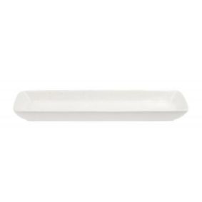 BITZ Serveringsfad rektangulært 38 x 14 cm - mat creme -