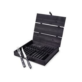 GENSE Old farmer grillbestik sort 6 + 6 dele - 