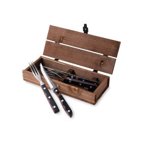 GENSE Old farmer grillbestik classic 2 + 2 dele - 