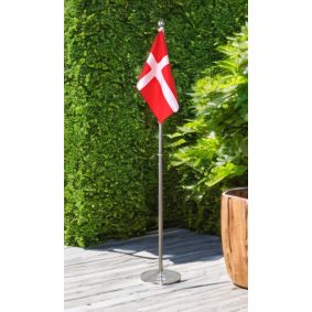 Flagstang med dannebrog - 108-192 cm -