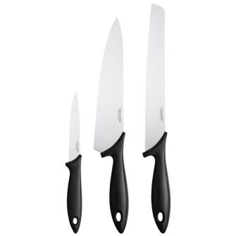 FISKARS Essential startersæt knive - 3 dele - KØKKENKNIVE & SAKSE