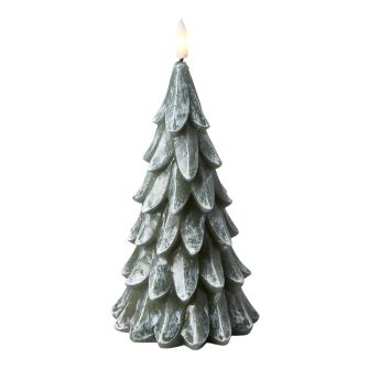 DACORE LED lys juletræ børstet Ø10 x 18 cm - grøn - LYS & LYSKÆDER