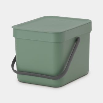 BRABANTIA Affaldsspand m/ låg 6 liter - grøn - AFFALDSSPANDE
