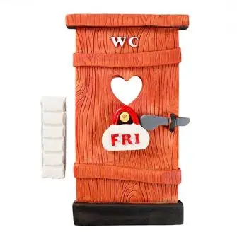 DET GAMLE APOTEK Nissedør WC - brun - DET GAMLE APOTEK