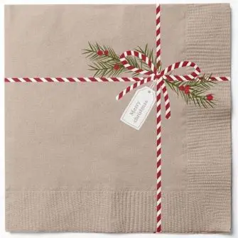 DET GAMLE APOTEK Mundserviet gavebånd - 20 stk - GAVEARTIKLER