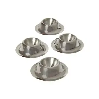 DACORE Æggebæger i stål - 4 stk - ØVRIGE