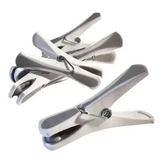 DACORE Tøjklemmer grå/hvid - 18 stk - ØVRIGE