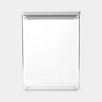 BRABANTIA Tasty opbevaringsdåse stabelbar rektangulær 5,4 liter - BRABANTIA