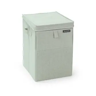 BRABANTIA Stabelbar vasketøjsboks 35 liter - grøn - BRABANTIA