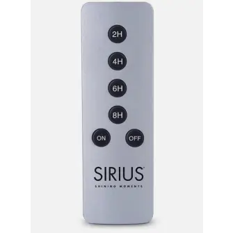 SIRIUS Fjernbetjening - grå - LYS & LYSKÆDER