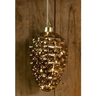 DACORE Kogle med LED H15 cm - glas - OPHÆNG