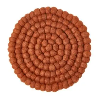DACORE Bordskåner minidots  Ø20 cm - terracotta - BORDSKÅNER