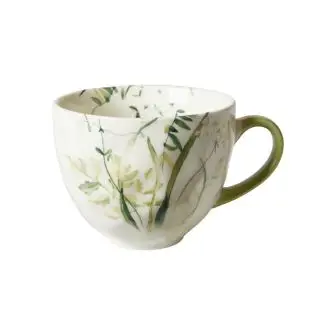 DACORE Flora kop med blomst 48 cl - grøn - STEL