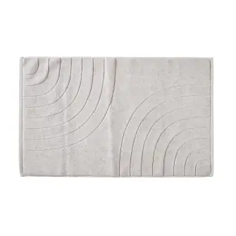 ZONE Bademåtte time 80 x 50 cm - soft grey - ZONE