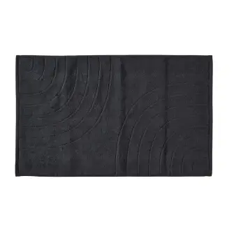 ZONE Bademåtte time 80 x 50 cm - sort - ZONE