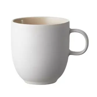 STUDIO ROUND North krus 33 cl - hvid/sand - STEL