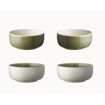 STUDIO ROUND North skål 11 cm grøn mix - 4 stk - SKÅLE