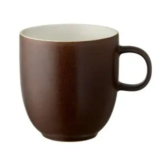 STUDIO ROUND North krus 33 cl - mat brun/mat hvid - MÅNEDSTILBUD