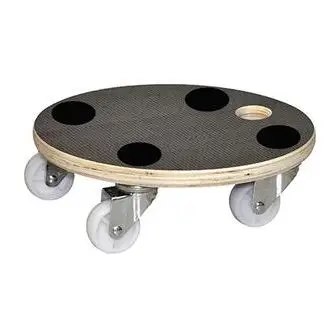 HOME IT Plantetrolley Ø30 - sort - HAVEARTIKLER