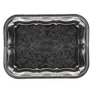 Serveringsfad forkromet - 41 x 31 cm - SERVERINGSFADE