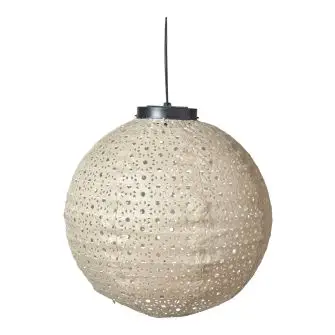 DACORE Solcelle lanterne Ø25 cm - sand - HAVELAMPER