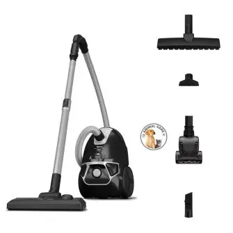 TEFAL Støvsuger compact power animal -  sort - EL