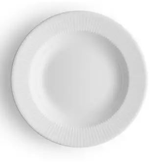 EVA TRIO Legio nova dyb tallerken 22 cm hvid - 4 stk - TALLERKNER