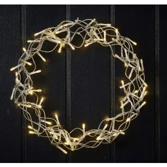 DACORE Krans 30 cm m/ 80 led - DEKORATION