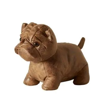 DACORE Dørstopper bulldog 23 cm - mørk brun - DIVERSE