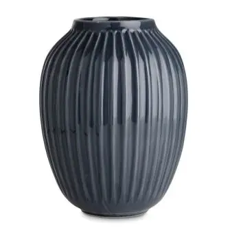 KÄHLER Hammershøi vase 25,5 cm - antracit - KÄHLER