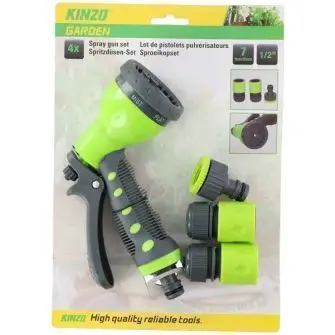 KINZO Brusehoved 7 funktioner - 4 dele - HAVEN