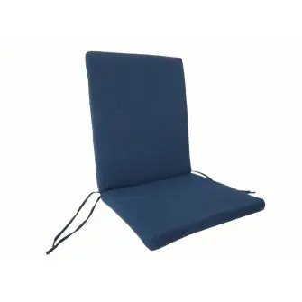 Lux sæde/ryg hynde til foldestole / klapstole – blå - SÆDE / RYGHYNDE TIL FOLDE & STABELSTOLE