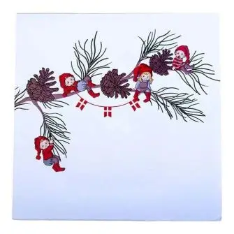 DET GAMLE APOTEK Mundserviet nisser på gran 20 stk. - ØVRIGE