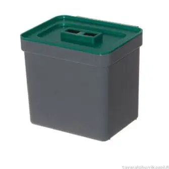 Bio affaldsspand 8 liter m/aktiv kulfilter i låg - AFFALDSSPANDE