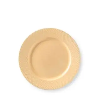 LYNGBY Rhombe color middagstallerken Ø27 cm - sand - LYNGBY PORCELÆNSFABRIK