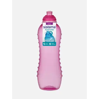 SISTEMA Drikkedunk twist 'n' sip 620 ml - pink - MADKASSER & DRIKKEDUNKE