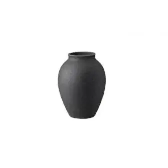 KNABSTRUP Vase 12,5 cm - mat sort - KNABSTRUP KERAMIK