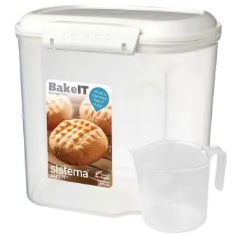 SISTEMA Bake it opbevaringsboks 2,4 liter - OPBEVARINGSGLAS / DÅSER